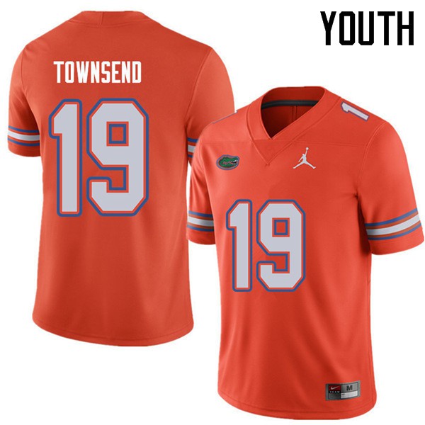 Jordan Brand Youth #19 Johnny Townsend Florida Gators College Football Jersey Orange